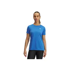 UNDER ARMOUR - Camiseta Mujer TECH SSC SOLID Azul
