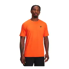 UNDER ARMOUR - Camiseta Hombre PJT RCK SMPL BRND SS Naranja