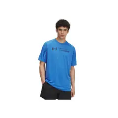 UNDER ARMOUR - Camiseta Hombre TECH REFLECTIVE SS Azul