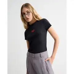 SEVEN SEVEN - Camiseta De Mujer Color Negro Marca #28096367