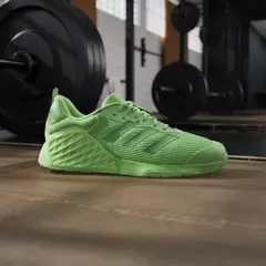 ADIDAS - Tenis Dropset 3 verde unisex para entrenamiento