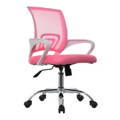BONNO - Silla De Escritorio Atlantis Eco Moderno Color Rosado-blanco