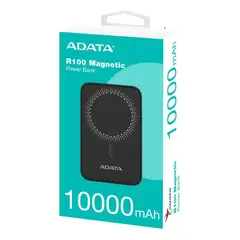 ADATA - Power Bank 10000Mah R100 Carga Inalámbrica Magnética