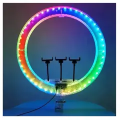 GENERICO - Aro de luz Led Rgb 3D De 56 cm Para Fotografía