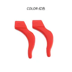 GENERICO - Antideslizantes Orejas Soporte Para Gafas Gancho Sujetador Rojo