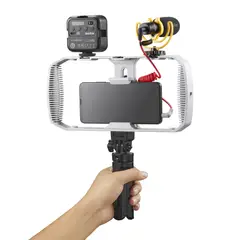 GODOX - Kit de Video VK1 para Smartphone Iluminación y Audio Profesional