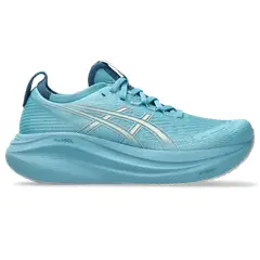 ASICS - Gel-Nimbus 27 Tenis azul de mujer para correr