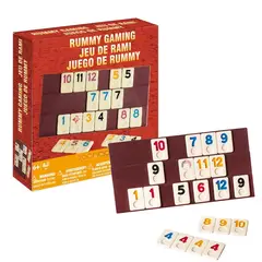 ZOCOCIO - Juego De Mesa Rummy Clásico De Estrategia Café Grande