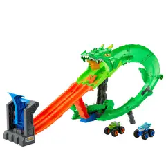 HOT WHEELS - Pista Tiburones Vs Dinosaurios Destrucción