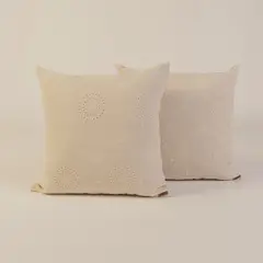 NOSSARENA - Set x 2 Cojin Anastasia 45x45cm gris claro