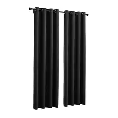 GENERICO - Cortina Blackout 100% Anti Luz – Set de 2 Paños Negros.
