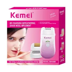KEMEI - Maquina Depiladora Mujer Color Blanco