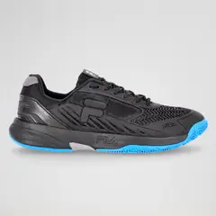 FILA - Tenis Hacer Hombre Running Negro Azul Confort y Estilo