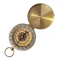 GENERICO - Brujula Dorada De Lujo Para Bolsillo