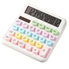 GENERICO - Calculadora Solar Grande Colorida Oficina Tienda B2-26