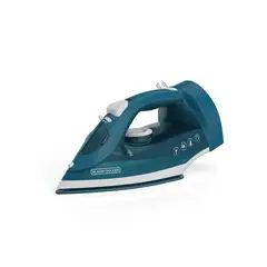 BLACK+DECKER - Plancha de Ropa a Vapor con Cable Retractil Azul ICR004B-LA