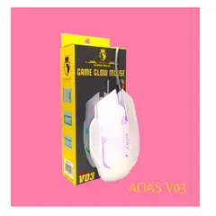 GENERICO - Mouse Gamer Aoas V03 Blanco