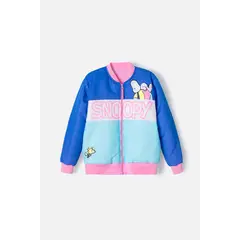 SNOOPY - Chaqueta de con cierre multicolor para niña