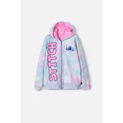 DISNEY - Buzo de Stitch abierto multicolor para niña
