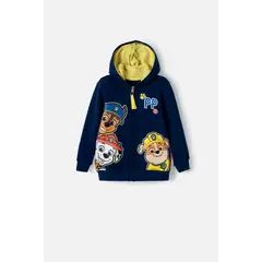 NICKELODEON - Buzo de Paw Patrol azul y amarillo con capucha para niño 2T a 5T