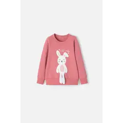 LITTLEMIC - Buzo de cerrado rosa viejo para niña 2T a 5T