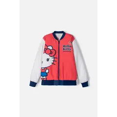 HELLO KITTY - Chaqueta con cierre multicolor para niña