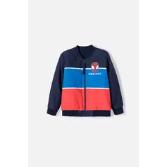 MARVEL - Chaqueta de Spider-man con cierre multicolor para niño 2T a 6T