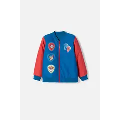 NICKELODEON - Chaqueta de Paw Patrol con cierre azul y rojo para niño 2T a 5T