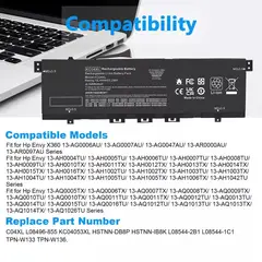 GENERICO - Batería Kc04xl Para Hp Envy 13-ag 13-ah 13-ar Hstnn-db8p