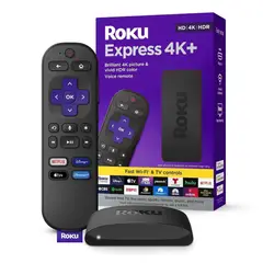 ROKU - Reproductor Streaming Xpress 4K+ Negro - FACTURA LEGAL
