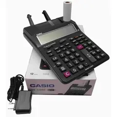 CASIO - CALCULADORA SUMADORA DE ROLLO HR170 MAS ADAPTADOR