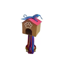 GENERICO - Piñata decorativa casa de perro en 3D