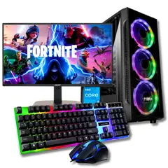 INTEL - PC EQUIPO GAMER CORE I5 14400 16GB DDR4 SSD 1TB H610M-S LED 22" FHD