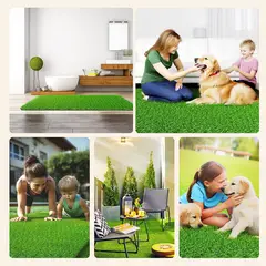 GENERICO - Grama Sintética 4 M² (1M × 4M) Pasto Sintético Césped