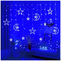 MULTIPLACE COLOMBIA - Luces de navidad decorativas con figuras de estrellas