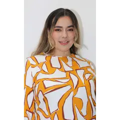 L Y H - Blusa Para Mujer Manga 34 Ocre Marca L&H