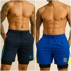 RIPPLE FT - X2 Pantalonetas con Licra Corta 3 Bolsillos Original Oppen