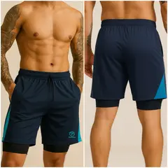 RIPPLE FT - Pantaloneta con Licra Corta 3 Bolsillos Original Oppen