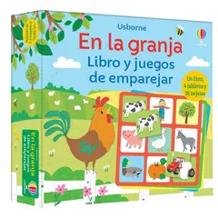 USBORNE - En La Granja. Libro Y Juegos De Emparejar