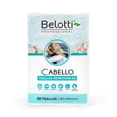 BELOTTI - Toallas Desechables Para Cabello Paquete X50
