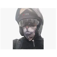 AMERICAN GENERICS - Pasamontañas Protector Cara En Forma De Gato Moto Montañismo