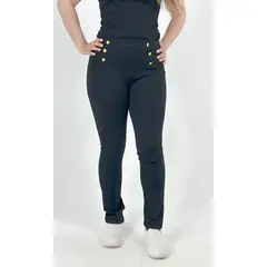 L Y H - Leggins Para Mujer Negro Marca L&H