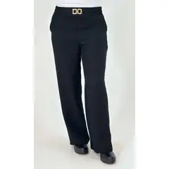 L Y H - Pantalon Para Mujer Negro Marca L&H