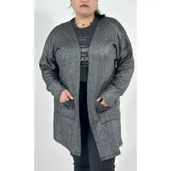 L Y H - Chilango Para Mujer Manga Larga Negro Marca L&H