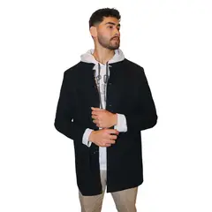 L Y H - Gaban Para Hombre Negro Marca L&H