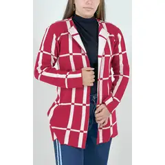 L Y H - Chilango Para Mujer Manga Larga Rojo Marca L&H