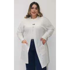 L Y H - Chilango Para Mujer Manga Larga Hueso Marca L&H