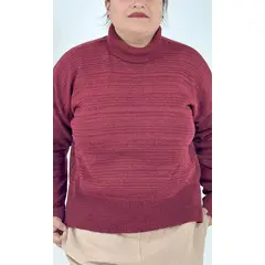 L Y H - Saco Para Mujer Rojo Marca L&H