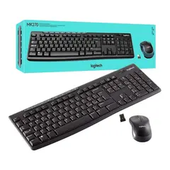 LOGITECH - Combo Teclado y Mouse Mk270 Inalámbrico