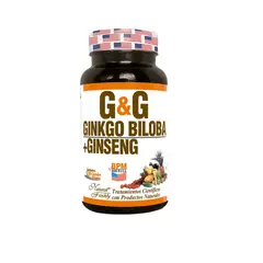 NATURAL FRESHLY - GINKGO + GINSENG MULTIVITAMINICO X 50 CAPSULAS